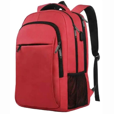 Kırmızı Ofis Dizüstü Sırt Çantası Rahat Spor Sırt Çantaları Hırsızlığa Karşı Öğrenci Okul Çantası