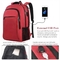 Kırmızı Ofis Dizüstü Sırt Çantası Rahat Spor Sırt Çantaları Hırsızlığa Karşı Öğrenci Okul Çantası