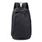Moda Stil Siyah Tuval Erkek Yürüyüş Sırt Çantaları Seyahat Çantası 29x16x45 Cm Boyutu