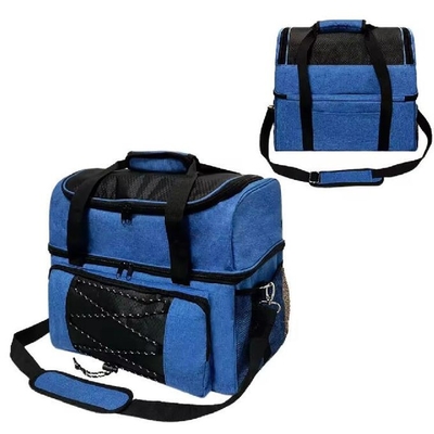 Özel Spor Bowling Tote Çantası Bowling Ekstra Aksesuarları İki Top Tote Çantası Yastıklı Top Sahibi