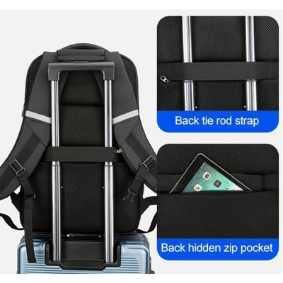 Moda İş Su geçirmez Dizüstü Çanta Özel Çok Fonksiyonlu Dışarı Seyahat Sırt Çantası USB ile