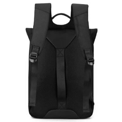 Nylon Roll Top Tuck Pack Sırt çantası Büyük Kapasite Dış Yolculuk İş Dizüstü Çantası