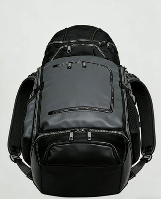 Suya Dayanıklı Polyester ve Nefes Alabilirlik İçin File Arka Panelli Özelleştirilmiş Logolu Outdoor Spor Çantası